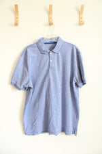 St. John's Bay Blue Legacy Polo Shirt | L