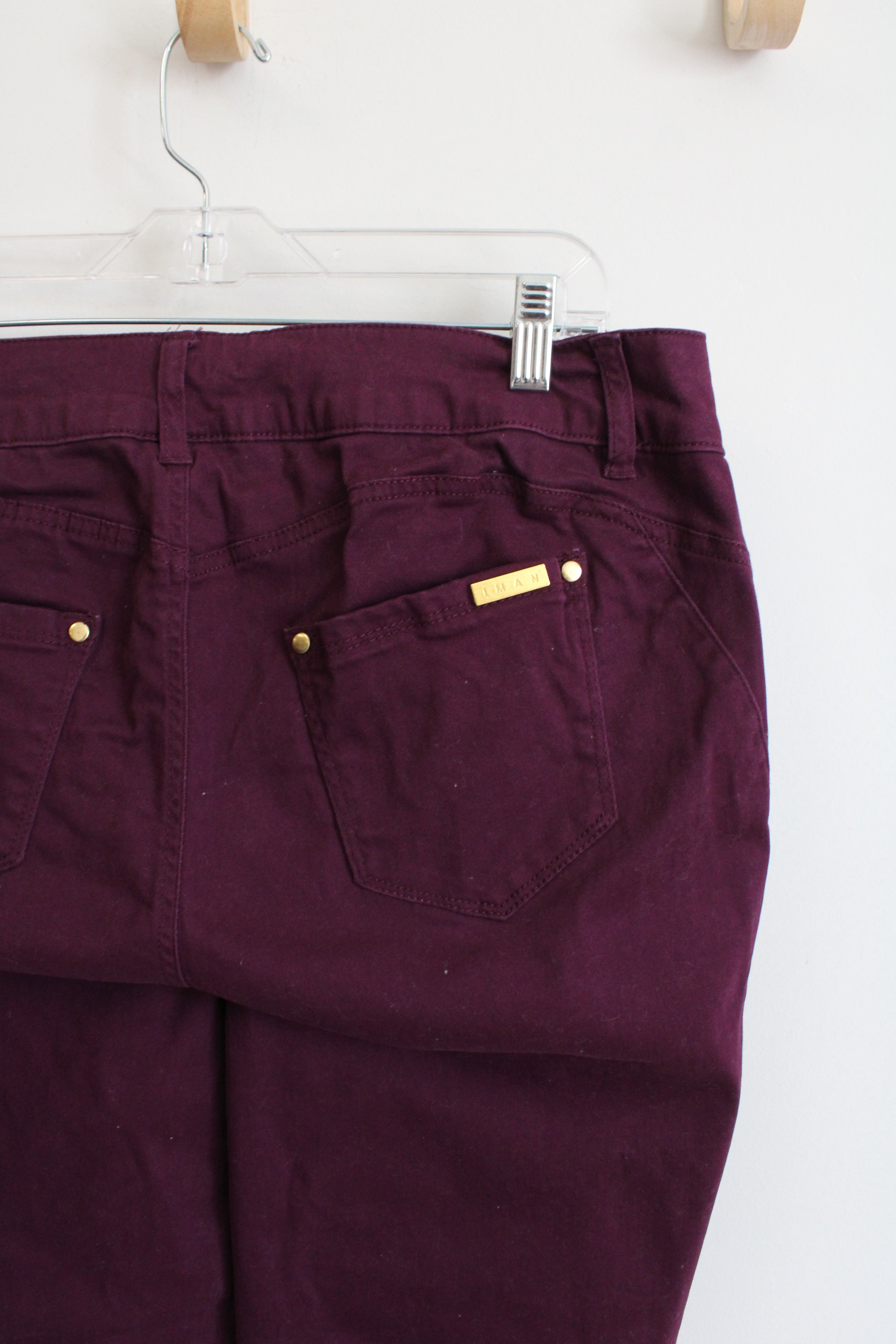 Iman Plum Straight Pants | 14