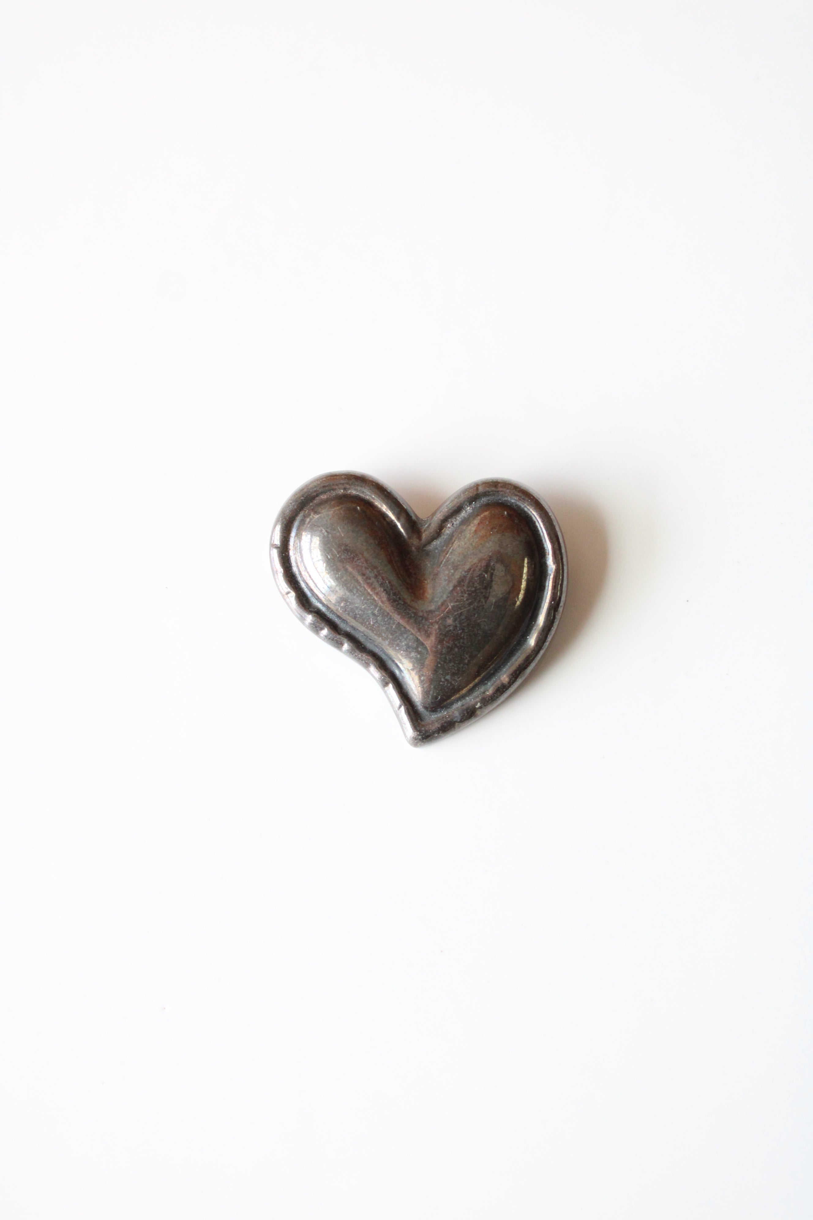 Sterling Silver Heart Pin