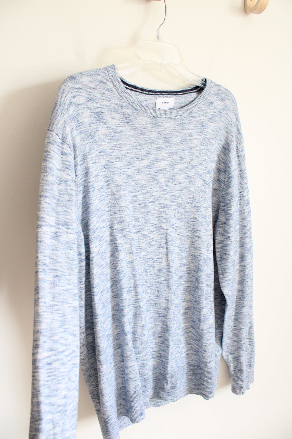 Old Navy Heathered Blue Sweater | XL