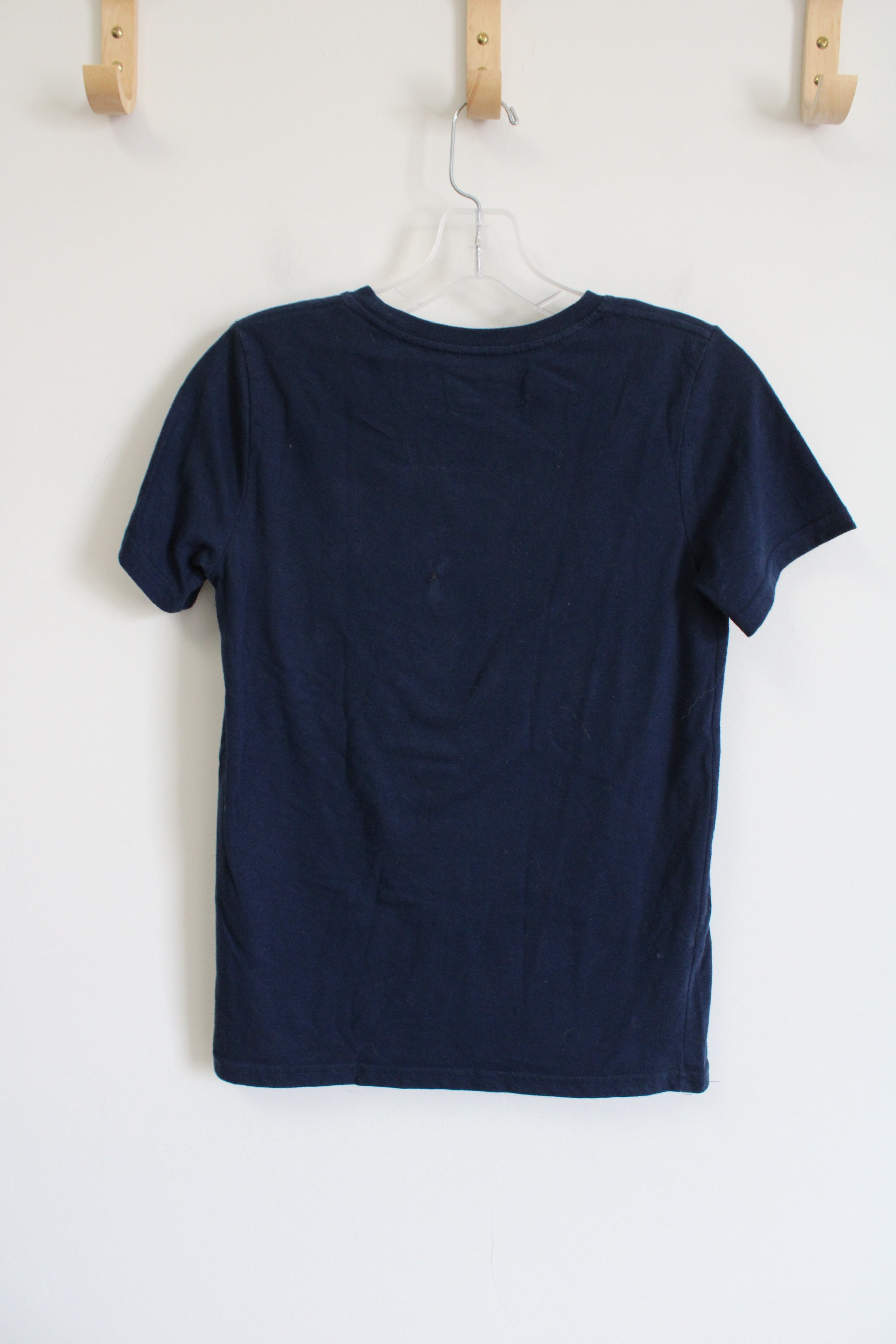 Champion Dark Navy Blue Logo Tee | Youth L (12)