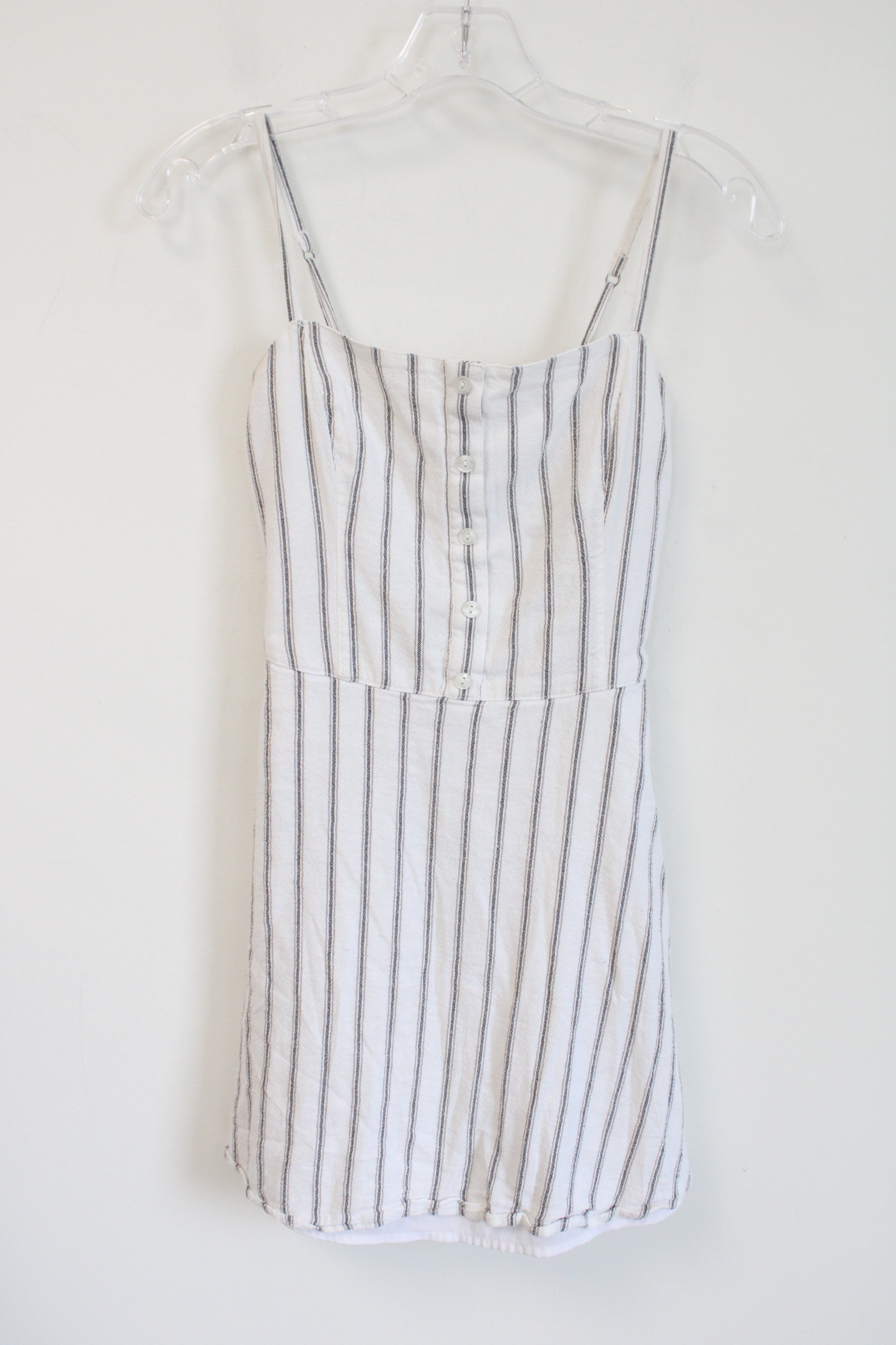 Hollister Gray & White Striped Dress | S