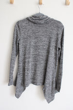 Avon Gray Heathered Knit Cowl Neck Sweater | S (4/6)