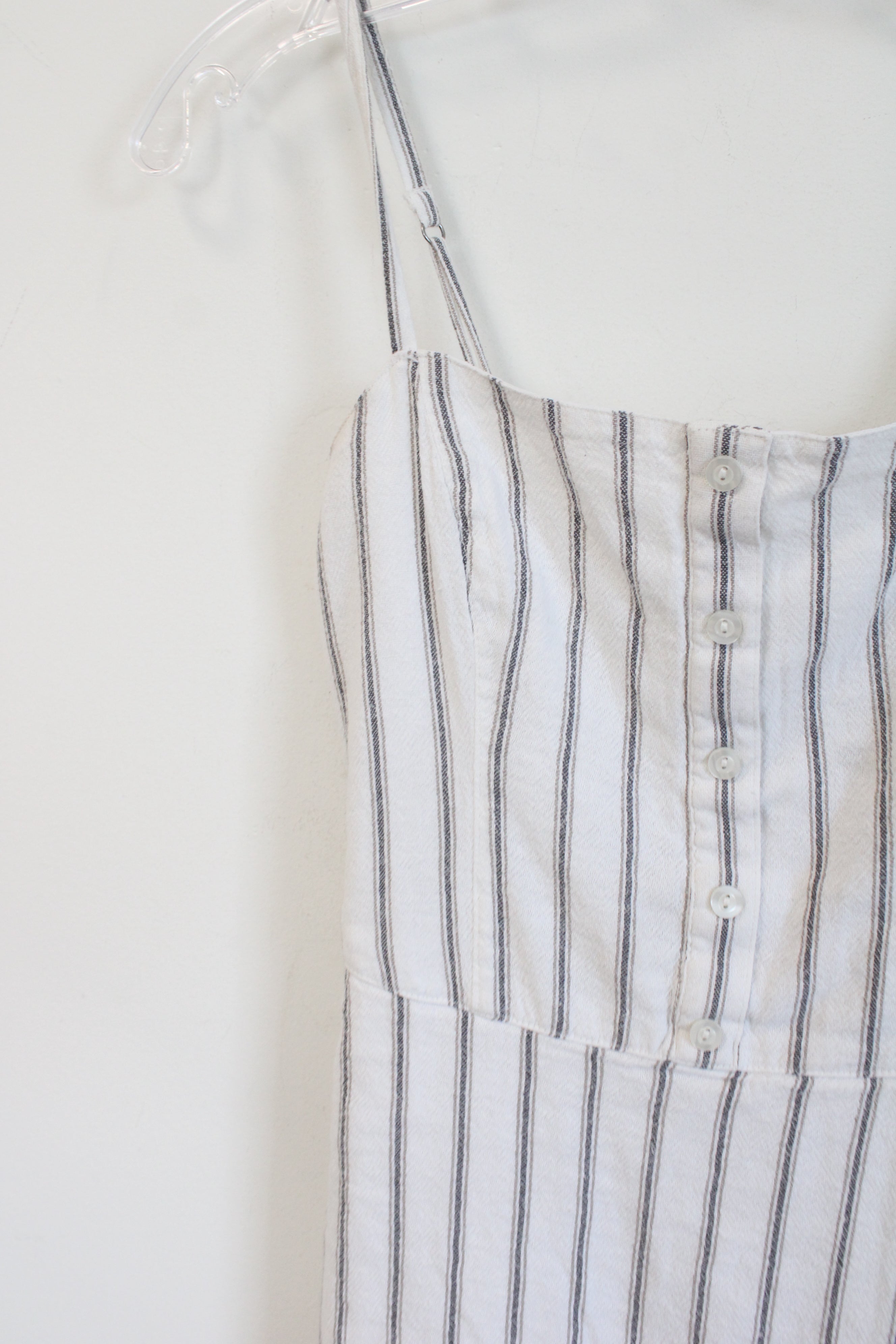 Hollister Gray & White Striped Dress | S