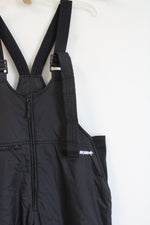 Ski Gear Black Bib Snow Pants | M