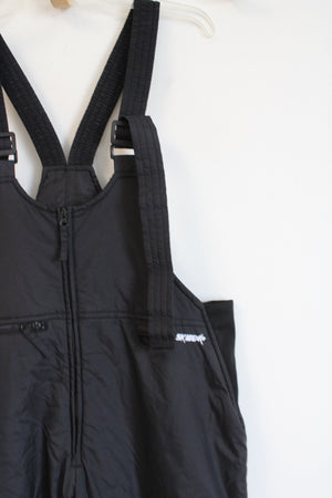 Ski Gear Black Bib Snow Pants | M