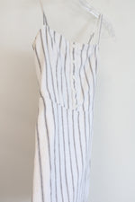 Hollister Gray & White Striped Dress | S