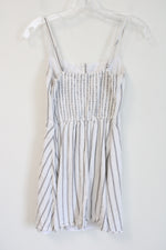 Hollister Gray & White Striped Dress | S