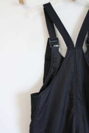 Ski Gear Black Bib Snow Pants | M