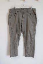 Calvin Klein Jeans Slim Straight Tan Gray Pants | 36X30