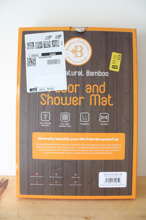 NEW Bambusi Collection 100% Natural Bamboo Floor & Shower Mat