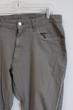 Calvin Klein Jeans Slim Straight Tan Gray Pants | 36X30