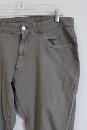 Calvin Klein Jeans Slim Straight Tan Gray Pants | 36X30