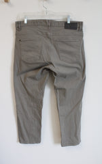 Calvin Klein Jeans Slim Straight Tan Gray Pants | 36X30
