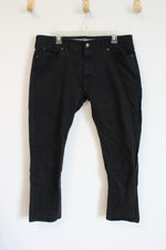 Lee Slim Straight Black Pants | 38X30