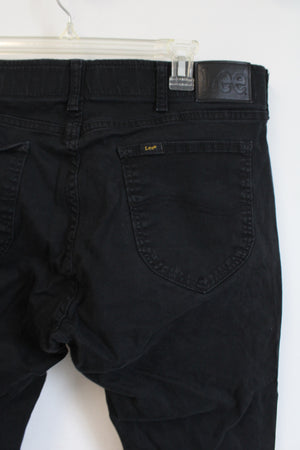 Lee Slim Straight Black Pants | 38X30