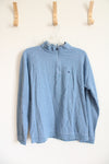 FishHippie Co. Blue Quarter Zip Pullover Sweatshirt | L