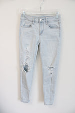 American Eagle Light Wash Distressed Jeans | 2 Short