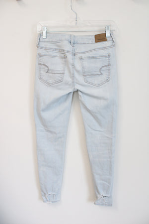 American Eagle Light Wash Distressed Jeans | 2 Short