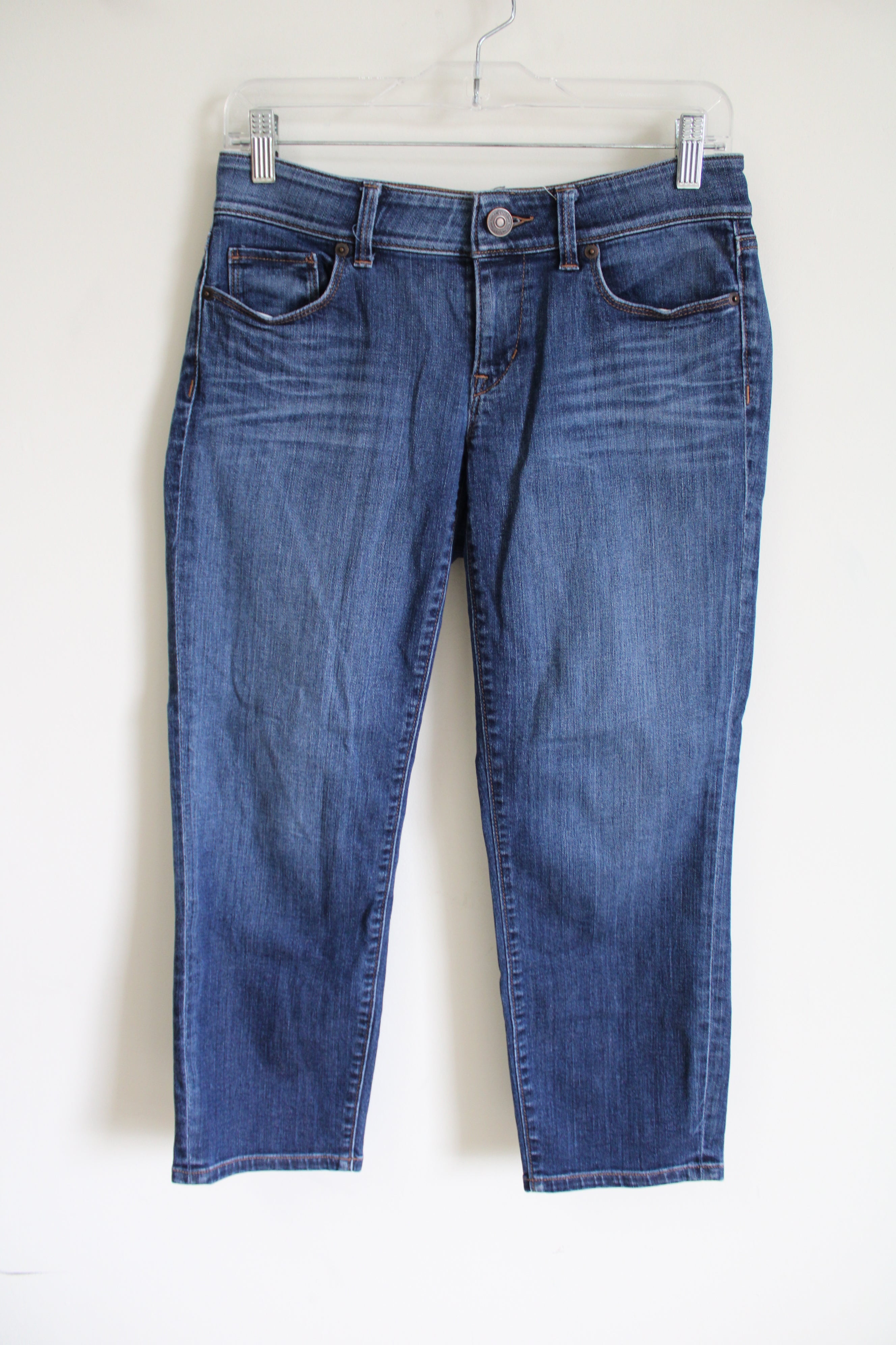 Ann Taylor LOFT Denim Modern Crop Jeans 2 Jubilee Thrift