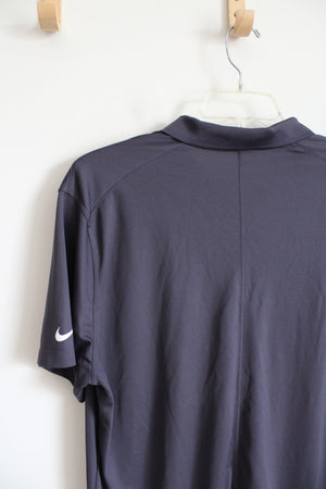 Nike Dri-Fit Standard Fit Gray Polo Shirt | XL