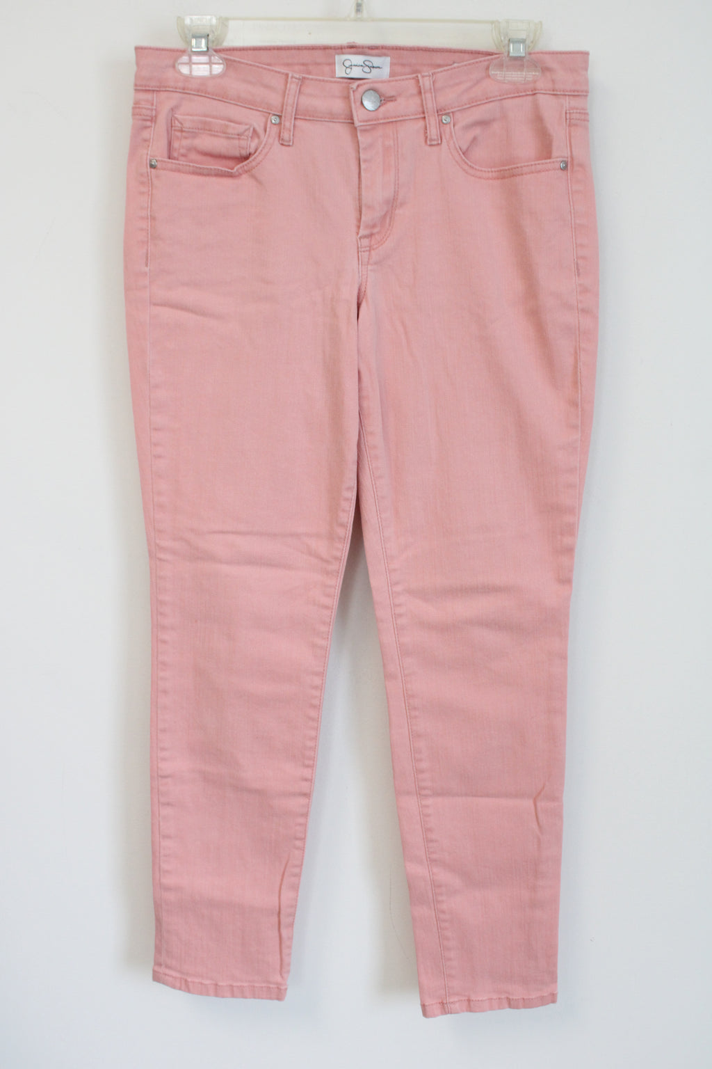 Jessica Simpson Rolled Crop Skinny Pink Pants | 6/28