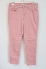 Jessica Simpson Rolled Crop Skinny Pink Pants | 6/28