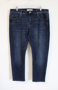 Liverpool Modern Slim Straight Dark Wash Jeans | 36X34