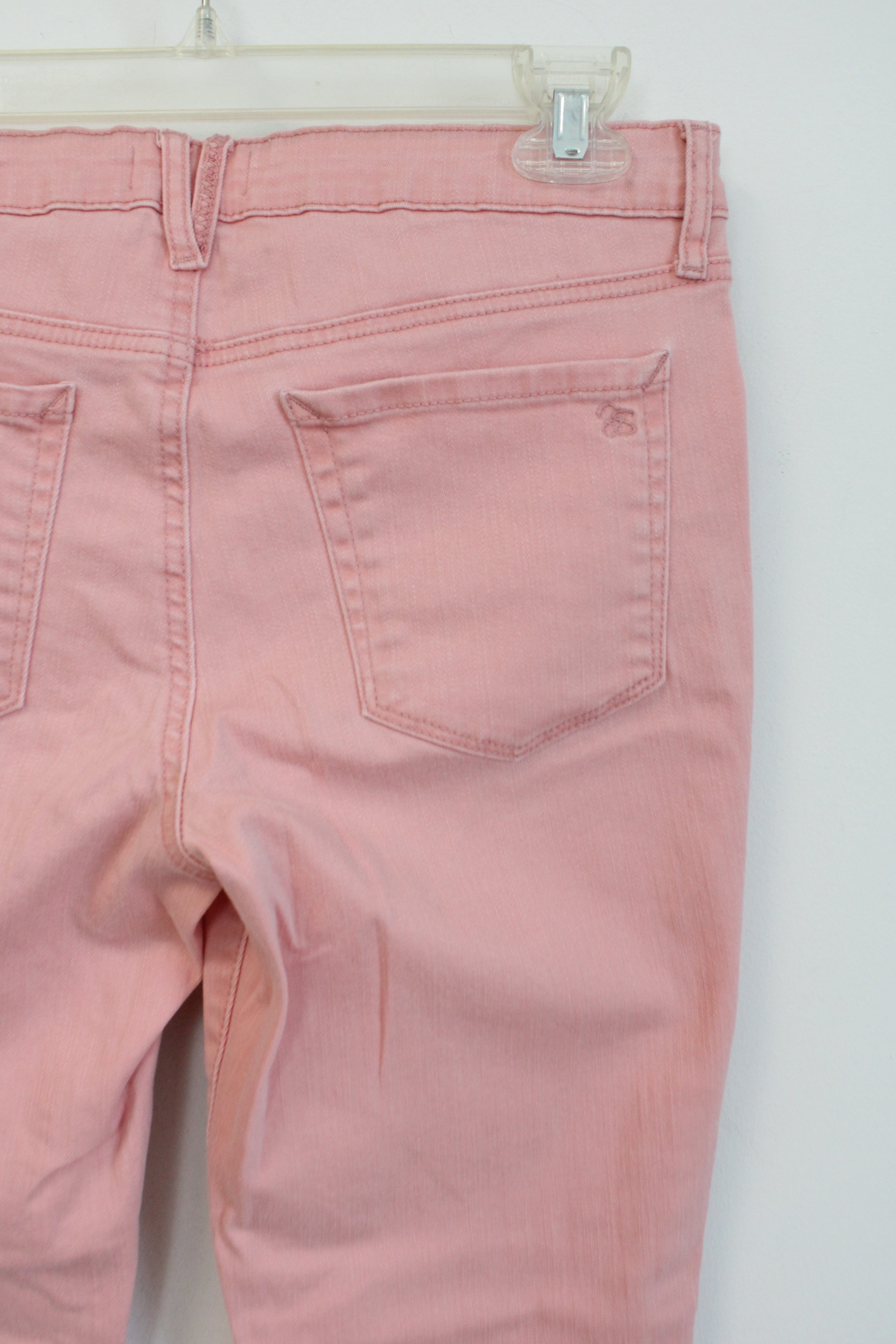 Jessica Simpson Rolled Crop Skinny Pink Pants | 6/28