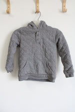 Osh Kosh Gray Quilted Thick Hoodie | Size 8