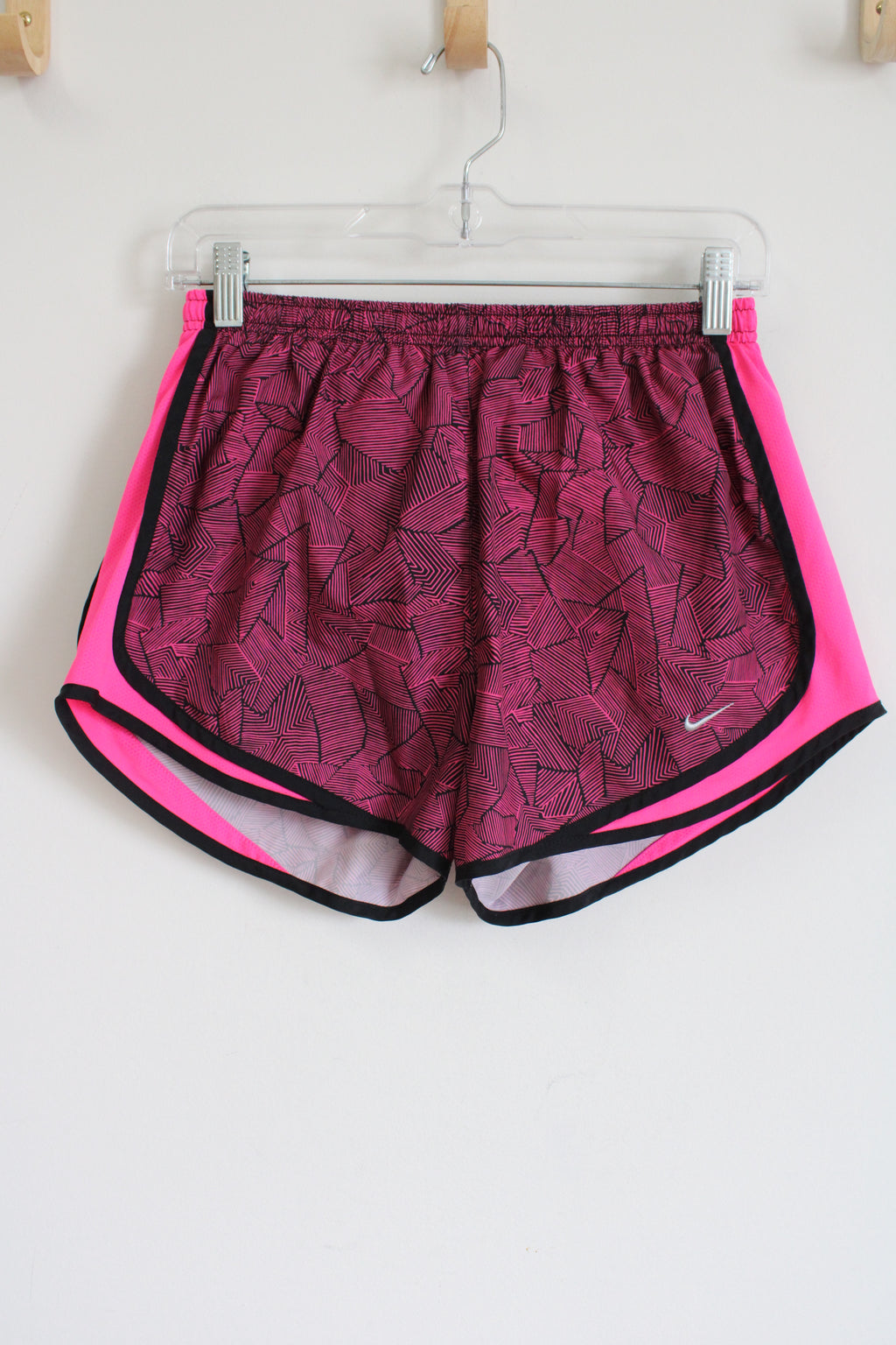 Nike Pink & Black Athletic Shorts | M