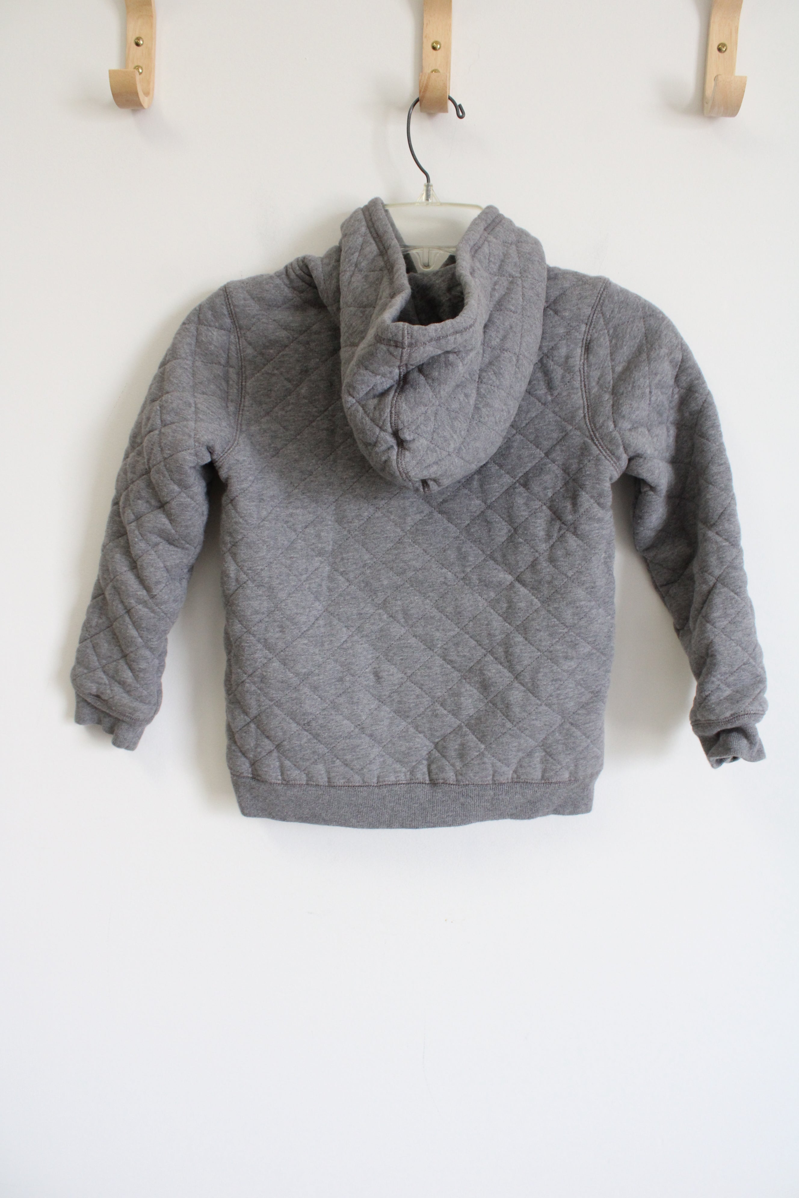 Osh Kosh Gray Quilted Thick Hoodie | Size 8