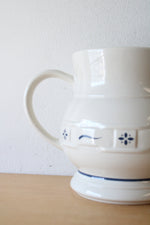 Longaberger Pottery Woven Traditions Pitcher