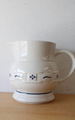 Longaberger Pottery Woven Traditions Pitcher