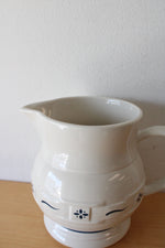 Longaberger Pottery Woven Traditions Pitcher