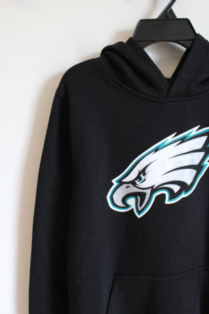 Outer Stuff Black Philadelphia Eagles Hoodie | Youth L (14/16)