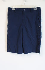 Under Armour Navy Golf Shorts | Youth XL