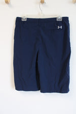 Under Armour Navy Golf Shorts | Youth XL