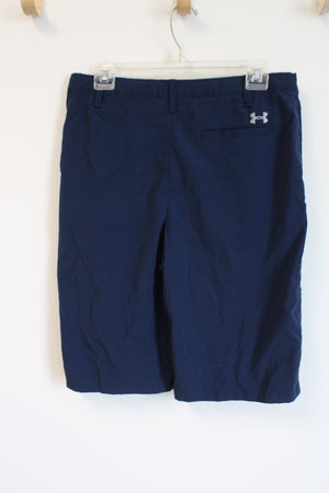 Under Armour Navy Golf Shorts | Youth XL