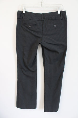 The Limited Exact Stretch Gray Pinstripe Pants | 6 Short