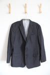 Brooks Brothers Fitzgerald Fit Wool Blend Charcoal Gray Blazer | 42R