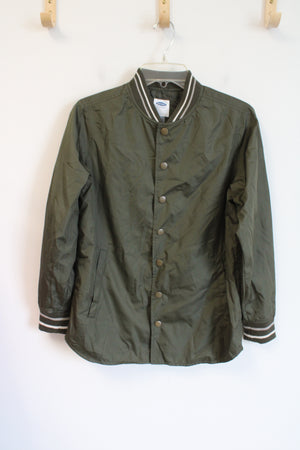 Old Navy Olive Green Bomber Jacket | Youth XL (14/16)