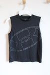 Under Armour Black Muscle Tank | Youth XS (8)