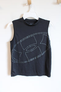 Under Armour Black Muscle Tank | Youth XS (8)