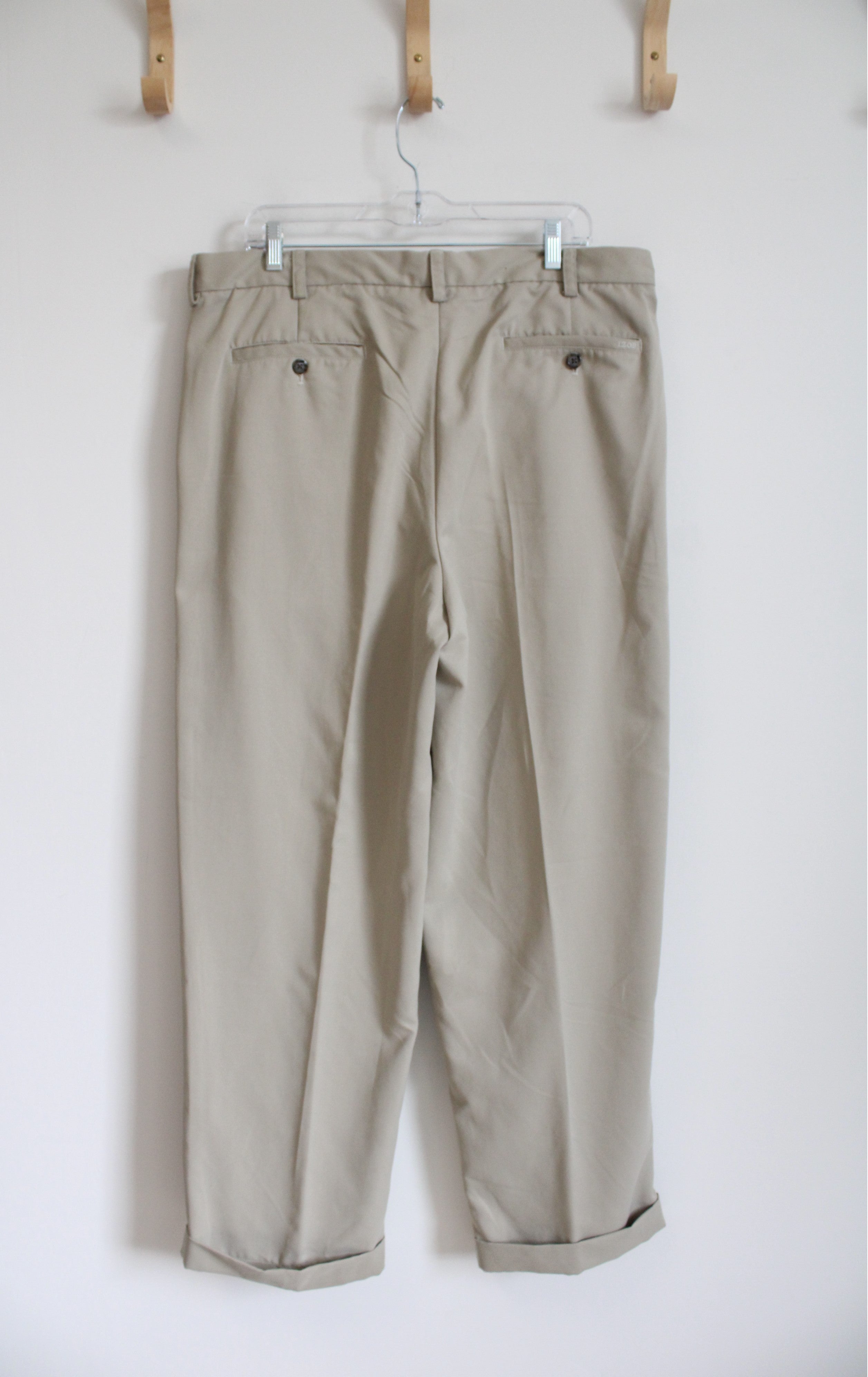 Izod Khaki Dress Pants | 38X30