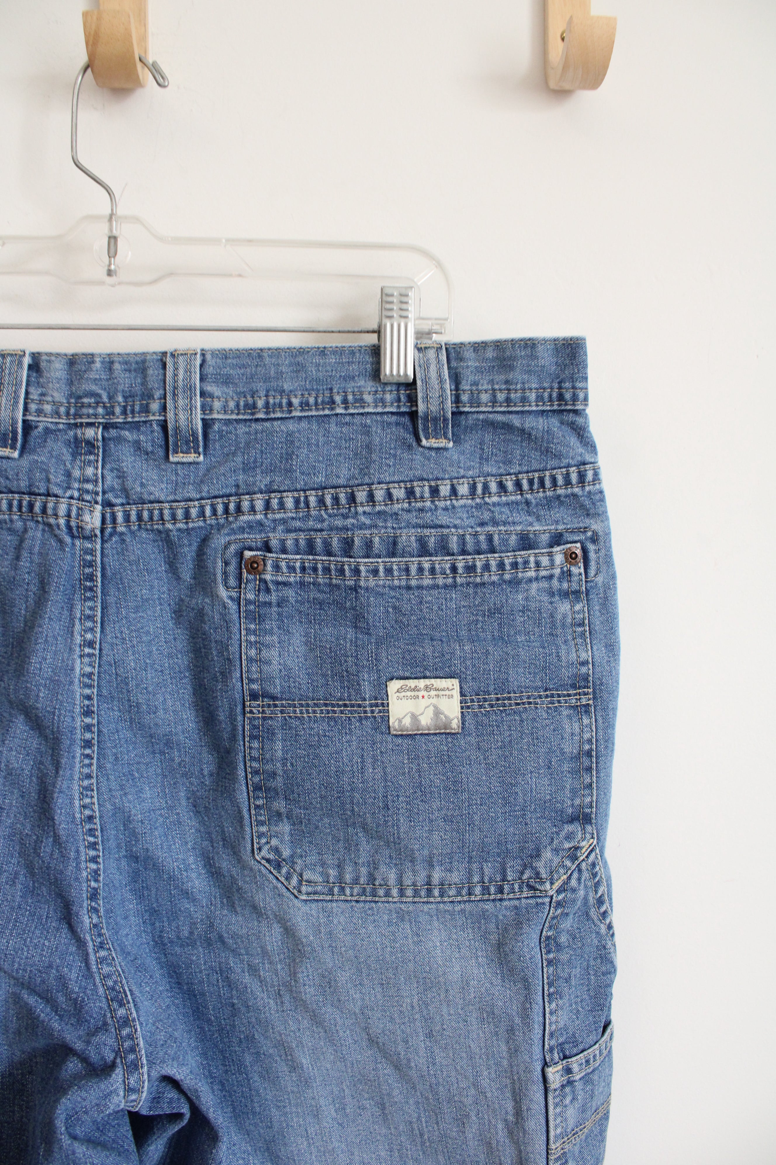 Eddie Bauer Easy Fit Denim Carpenter Shorts | 40