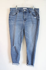 Studio Blue Distressed Cuffed Jeans | 32