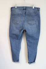 Studio Blue Distressed Cuffed Jeans | 32