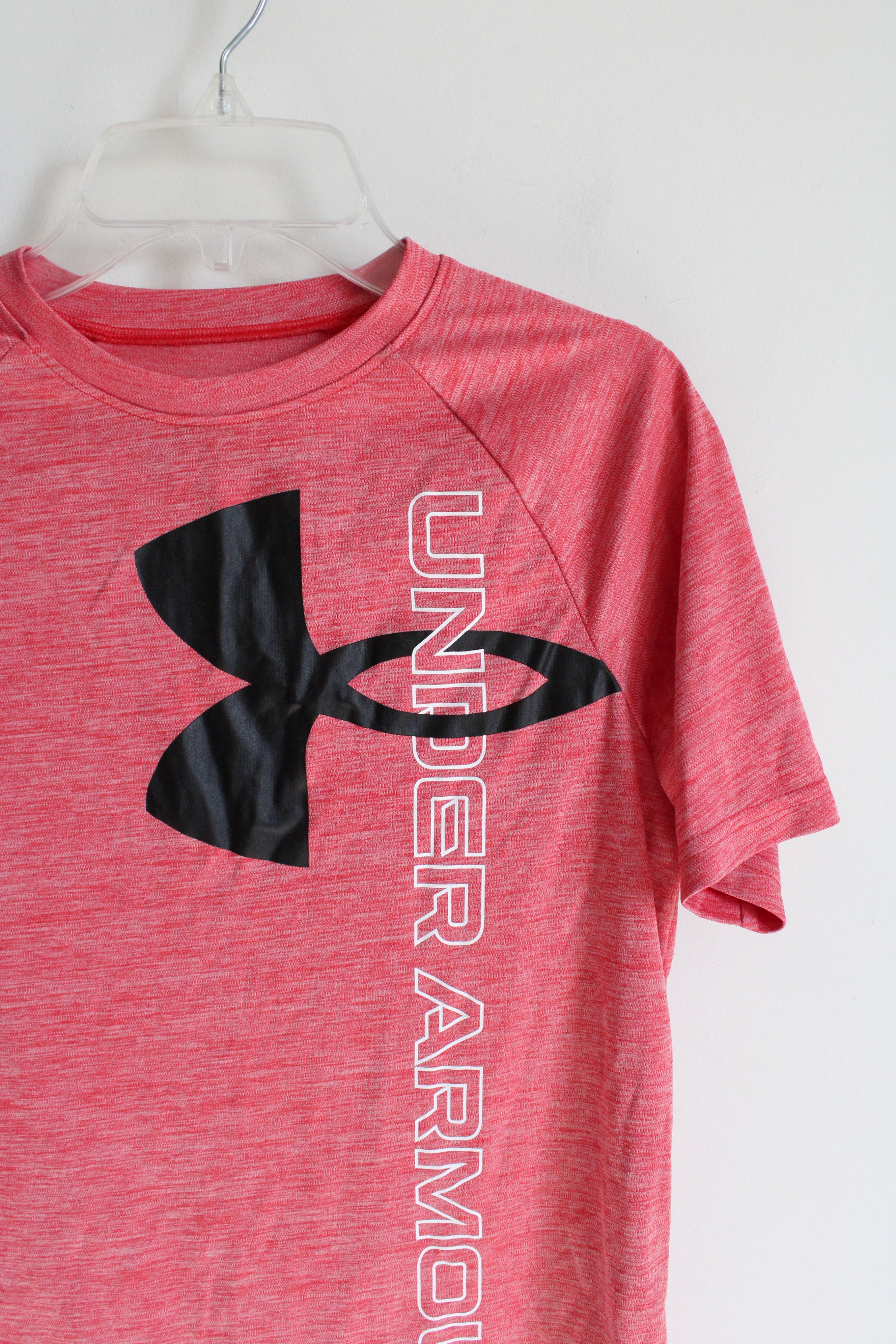 Under Armour Red Heather Athletic Shirt | Youth L (14/16)