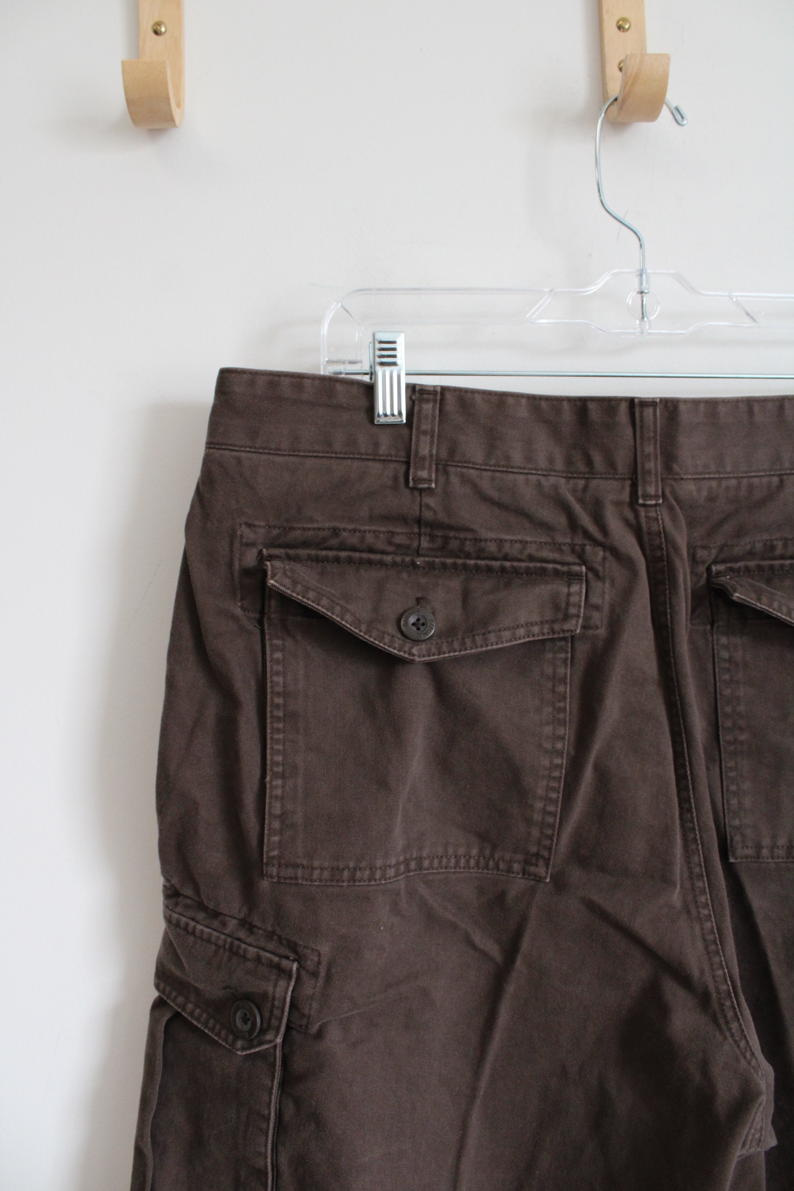 Banana Republic Dark Brown Cargo Shorts | 38